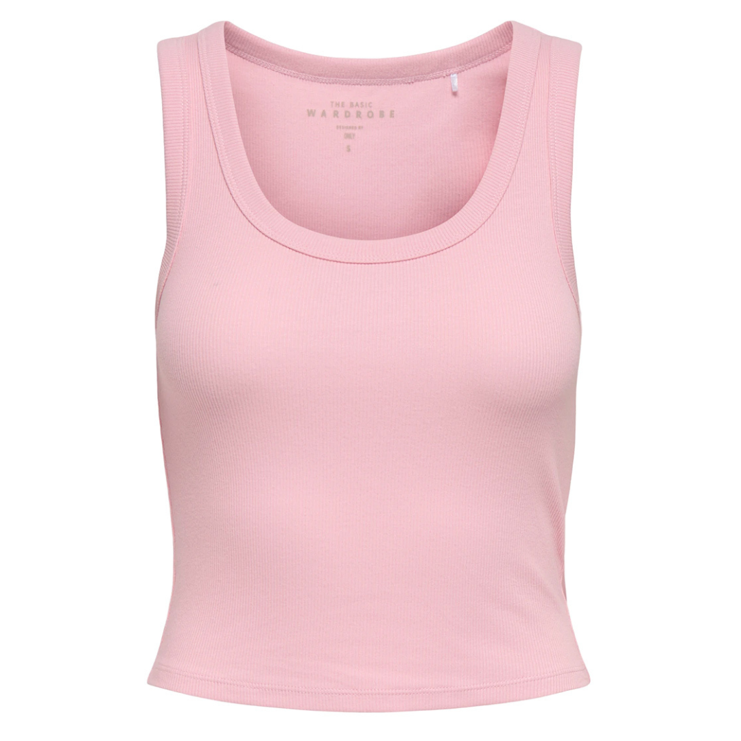 ONLY Roze Ženska Majica ONLEASY S/L TANK TOP CS JRS